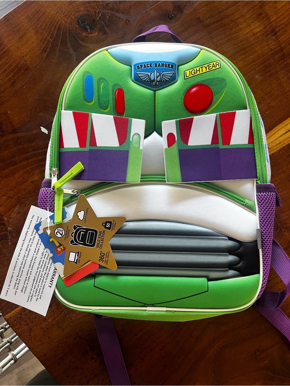 Disney Pixar Toy Story Buzz Lightyear Kids Backpack